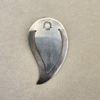 Vintage Guatemala 900 Silver Leaf Bookmark Handcrafted 1.75"