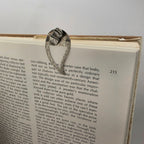 Vintage Guatemala 900 Silver Leaf Bookmark Handcrafted 1.75"