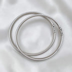 Antique French Silver Hinged Bangle Bracelets Pair, Signed