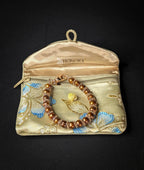 Vintage Honora Bronze Freshwater Pearl and Gold Tone Beaded Bracelet
