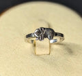 Dainty Vintage Lucky Elephant Ring, 925 Sterling Silver