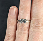 Dainty Vintage Lucky Elephant Ring, 925 Sterling Silver