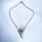 Vintage Egyptian Revival Sterling Silver Pendant: Camel, Pyramid, Filigree - 1930s-40s