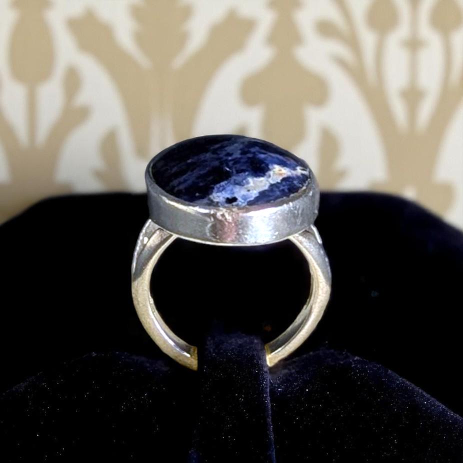 Vintage Sterling Silver & Sodalite Ring – Size 5.25 –  EKM Mexico