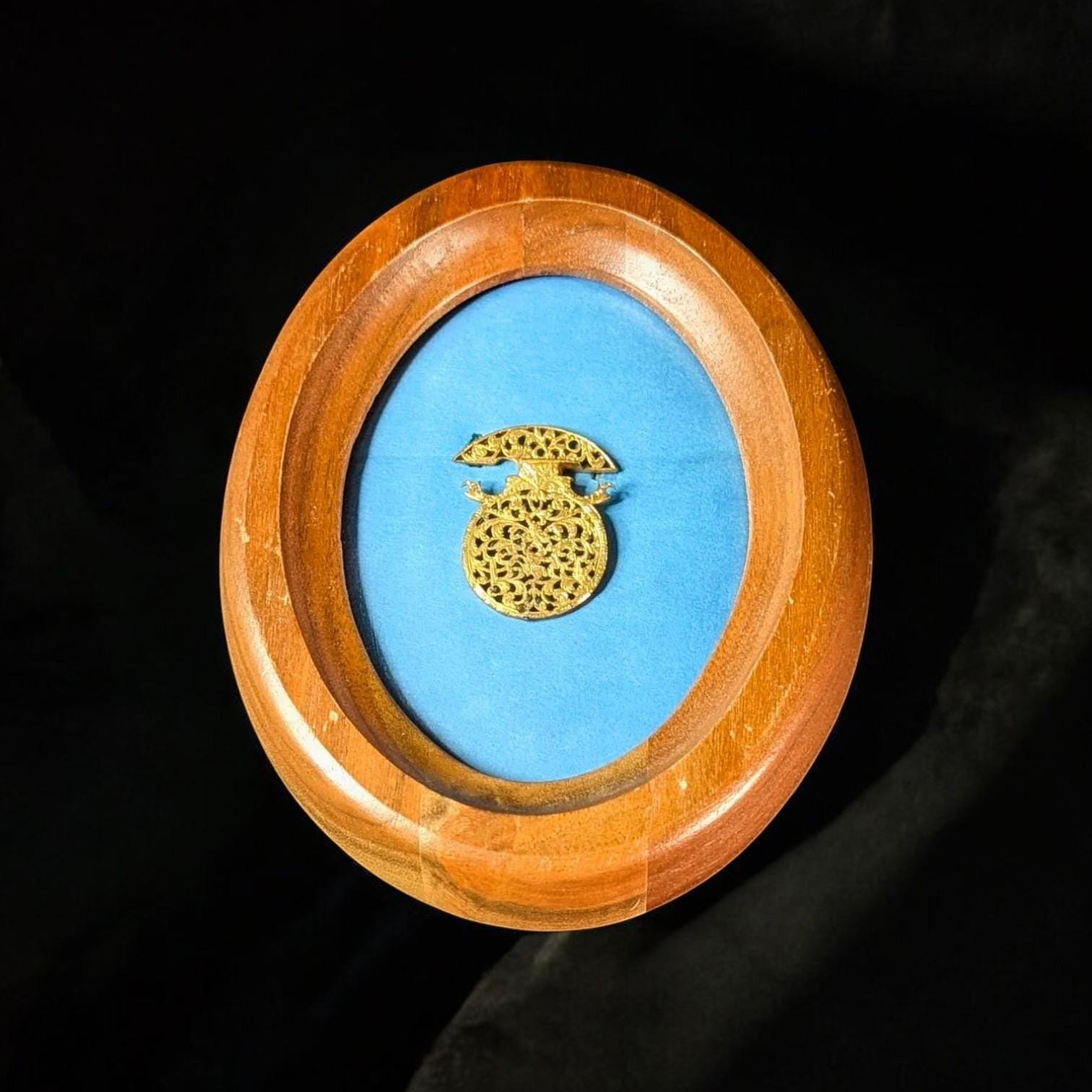 Antique Victorian Watch Movement Brooch - Victorian Filigree in Vintage Frame
