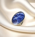 Vintage Sterling Silver & Sodalite Ring – Size 5.25 –  EKM Mexico