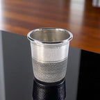 Vintage Sterling Silver Thimble Shot Glass – Fisher Sterling #2 – Monogram BCL – Mid-Century Novelty Barware