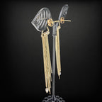 Vintage 14K Gold Fringe Chandelier Earrings Pearl Accents 11.1 Grams