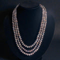 Vintage Chocolate Freshwater Pearl Necklace, 60"
